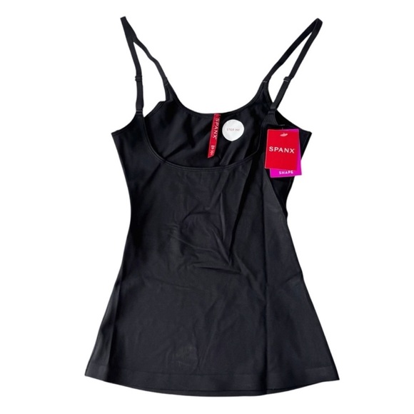 SPANX Suit Your Fancy Open Bust Cami Very Black Size XS Nwt - Picture 13 of 15